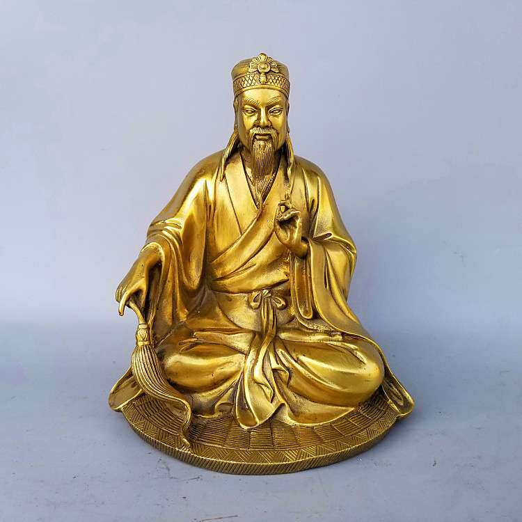 铜黄大仙赤松仙子点石成金神像妙音铜艺摆件工艺品铜像