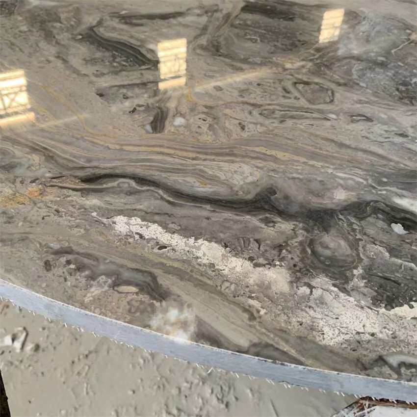 云浮天然大理石材台面威尼斯灰色天然大理石餐桌台面底座窗台石