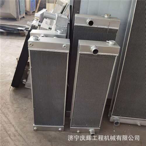 挖掘机中冷器PC200-6 PC220-8水箱 散热器总成 油散 铝芯