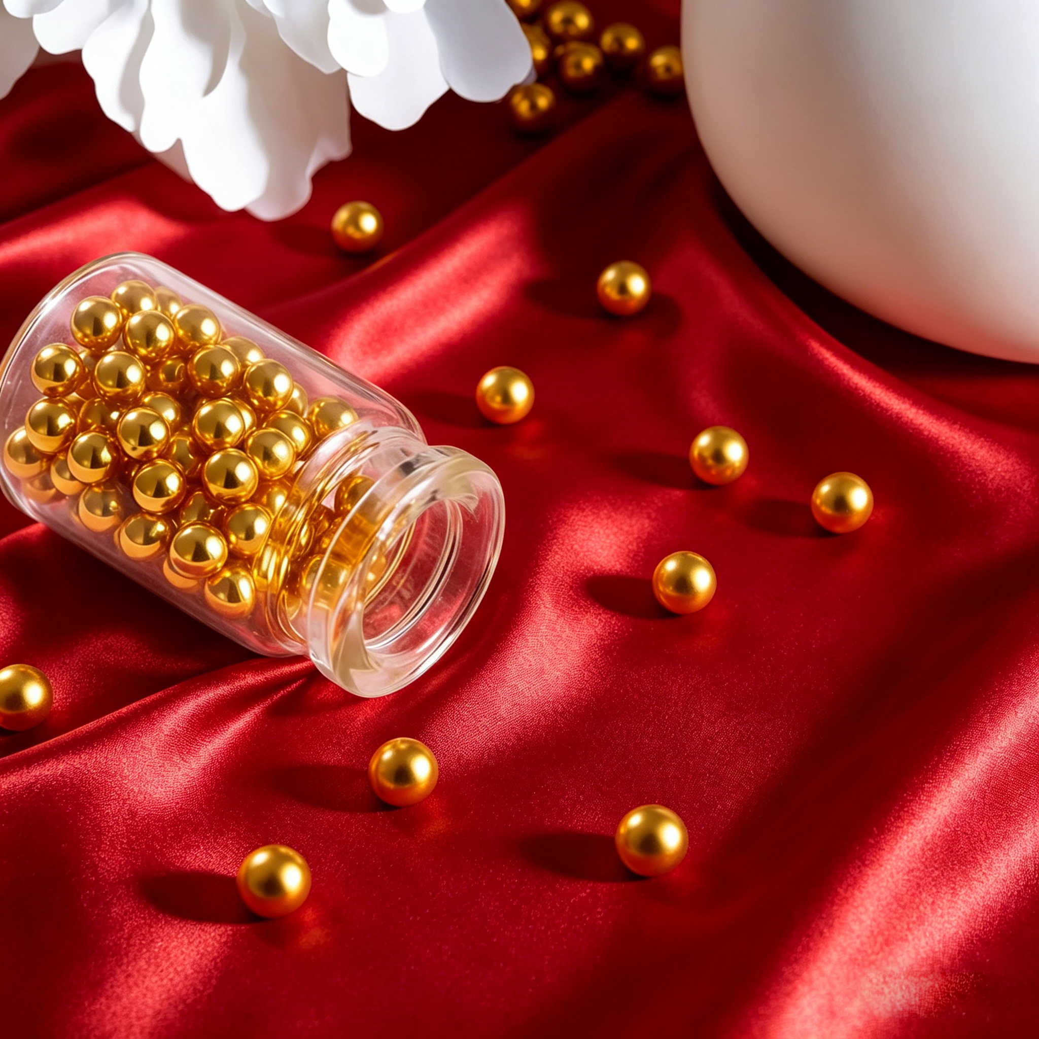 【镜媞珠宝】足金999金珠黄金珠子DIY手串黄金转运珠纯金散珠串珠 - 实物图