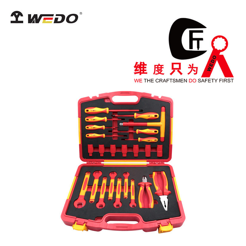 WEDO维度24件套绝缘套装工具绝缘耐高压电工维修专用套装厂家直供
