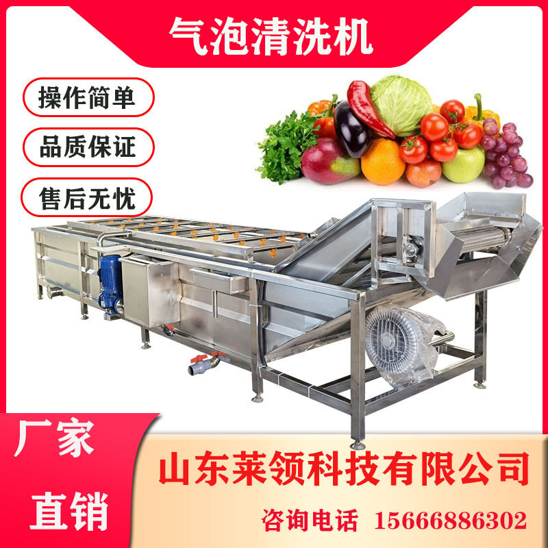 多功能果蔬气泡清洗机  ?大型辣椒青菜清洗设备 酱菜脱盐清洗机