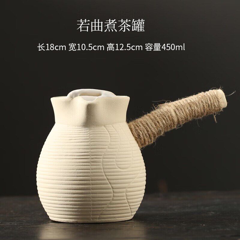 围炉煮茶烤茶茶壶烤火s炉烤架烤盘陶泥炉粗陶侧把罐罐茶煮茶器