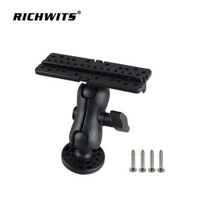 RICHWITS   360度可旋转鱼探固定支架   游艇寻鱼器支架探鱼器