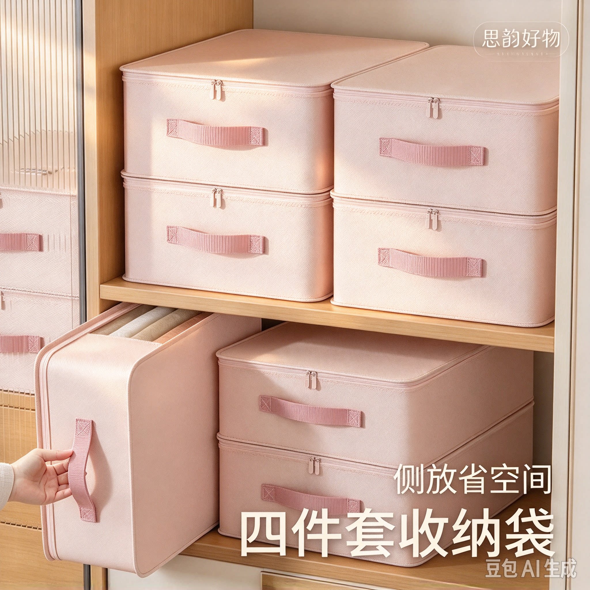 四件套收纳袋2026年新款大容量可视装衣服夏凉被袋子整理衣物SH