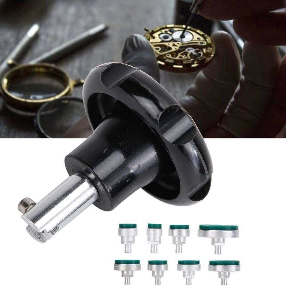 钟表工具 吸力开 八粒套装软胶开表器 手把式开表器 开后盖底盖器