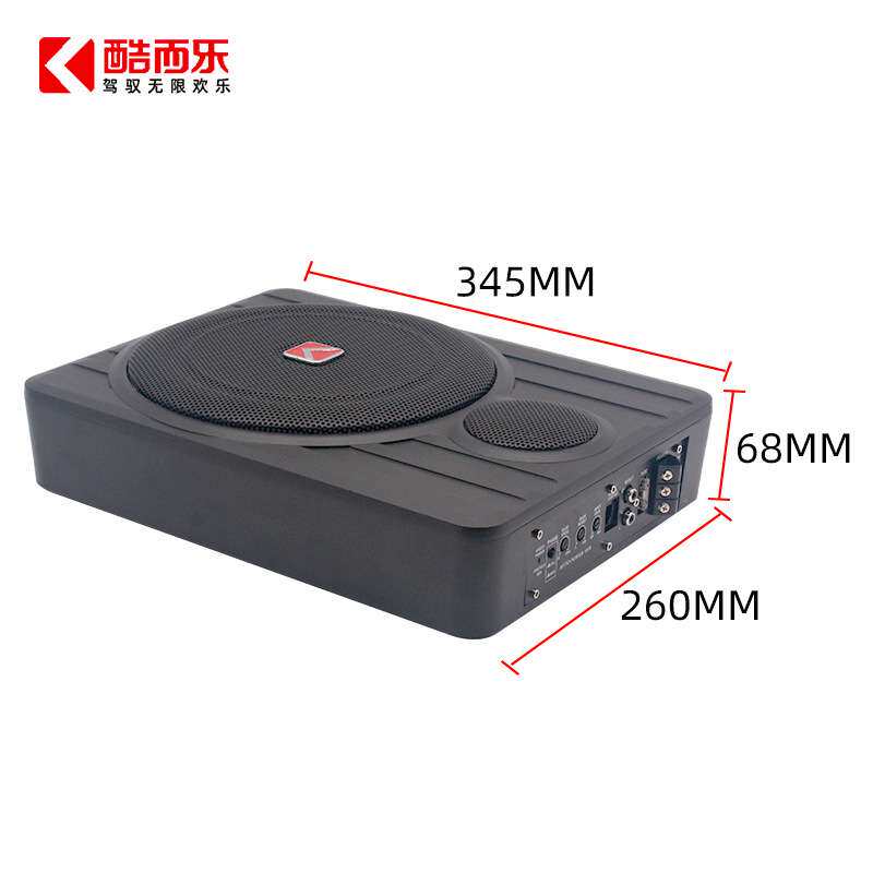 厂家 车载音响改装12v大功率带高音10寸超薄汽车低音炮