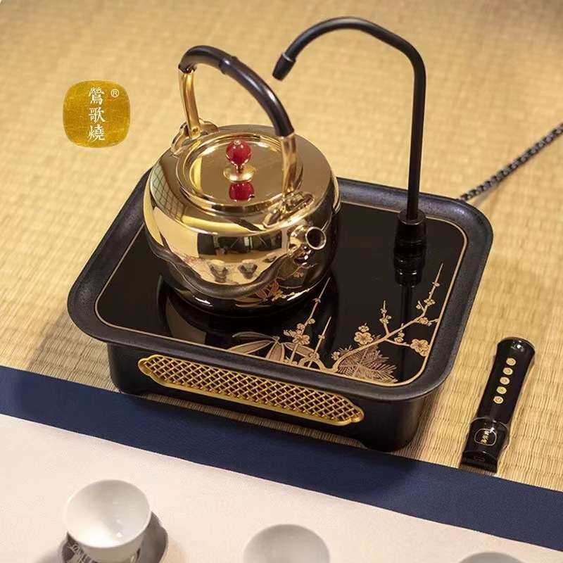 莺歌烧电陶炉家用带抽水静音电茶炉煮茶自动上水一体智能煮茶器