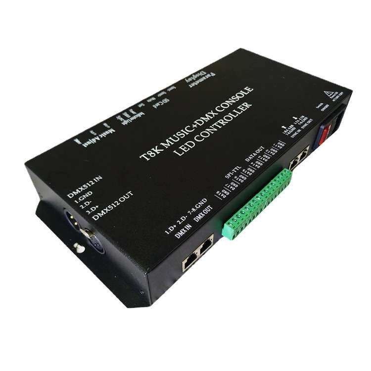 LED灯幻彩全彩跑马音乐DMX512控台灯光控制器调光器KTV声光控台