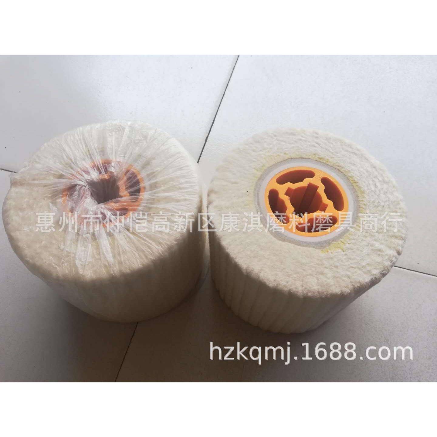 羊毛抛光轮120x100x19不锈钢金属镜面抛光打磨拉丝机轮
