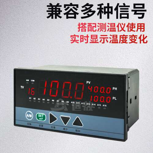 多回路巡检智能显示仪表数显温度报警温控器32继电器4变送表RS485