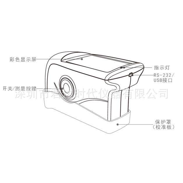 NHG60智能型光泽度仪 全触摸屏，超大屏幕显示的光泽度仪
