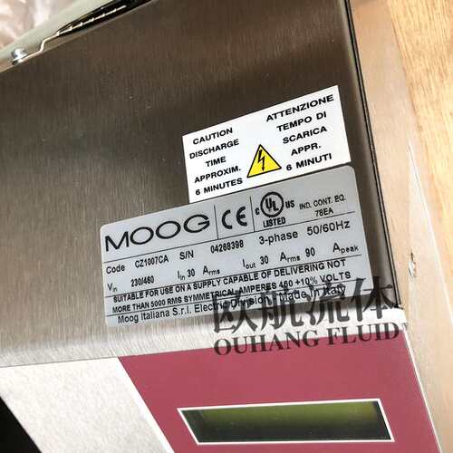 MOOG FAS T-3-V4-030-05-02-K3伺服电机与伺服驱动器CZ1007CA