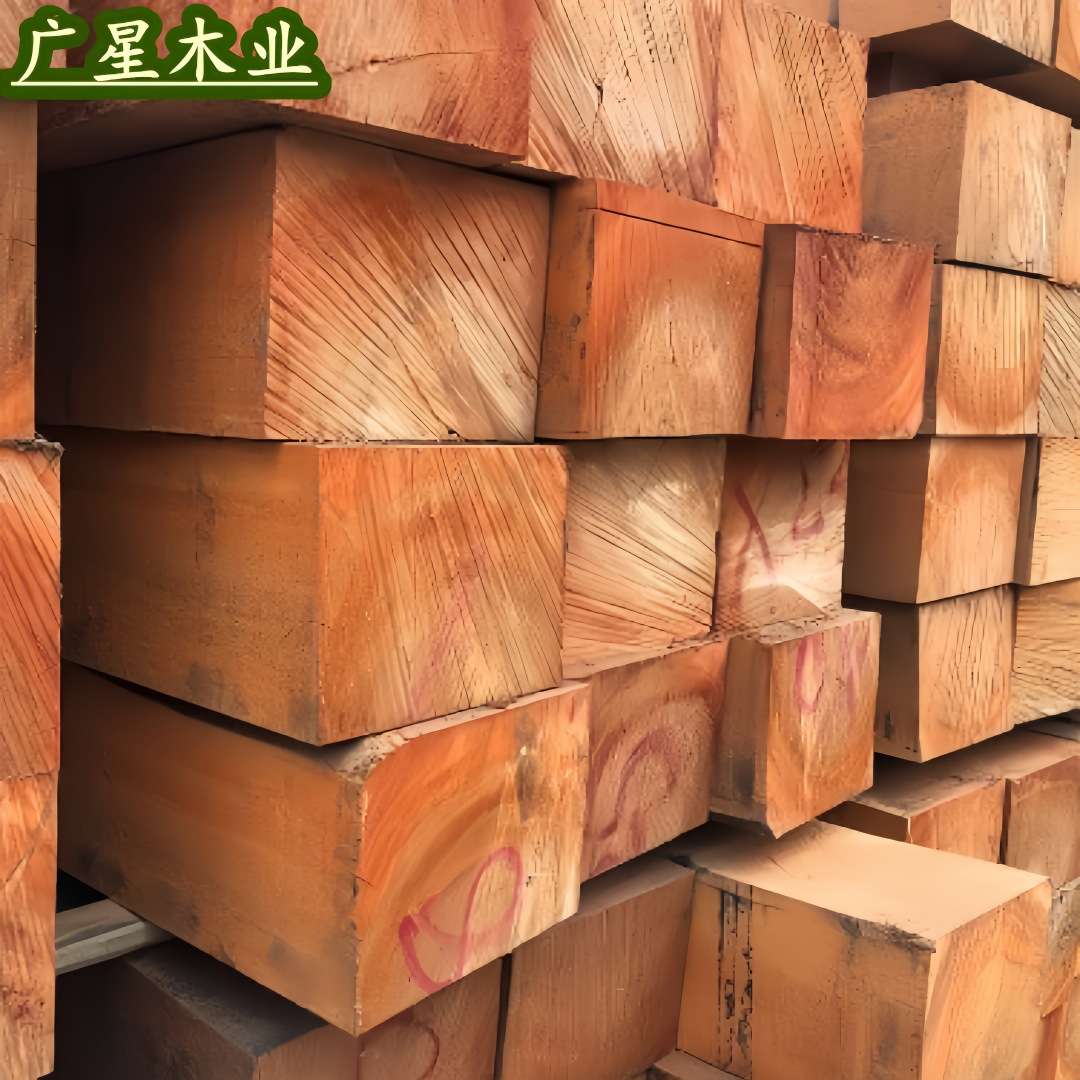 红柳桉硬木垫木实木枕木 船厂用途长方形大木方木设备船舷木