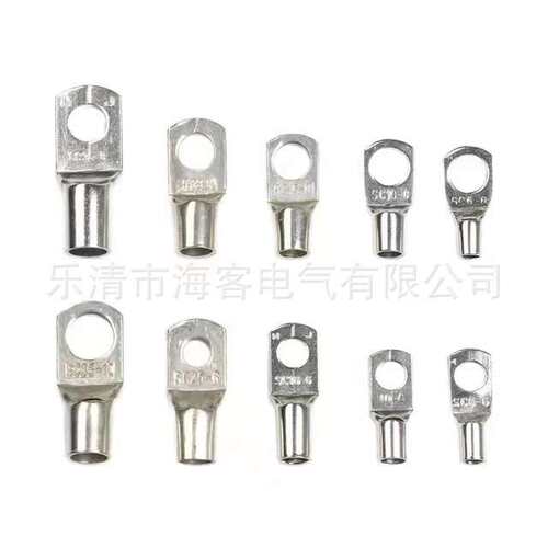 跨境窥口铜管端子SC接线端子100PCS+140PCS铜鼻子热缩管240pcs
