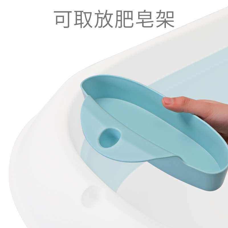 婴儿折叠洗澡盆宝宝浴盆可坐躺新生儿大号儿童小孩沐浴盆家用