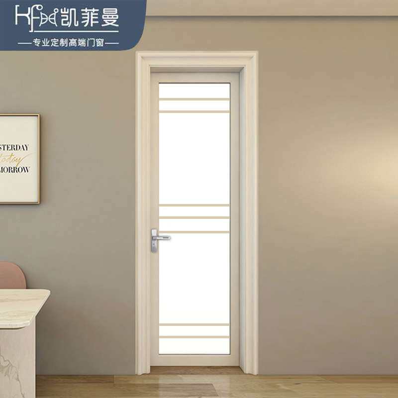 卫生间门厨房铝合金平开门酒店隔音钢化玻璃洗手间门室内门静音