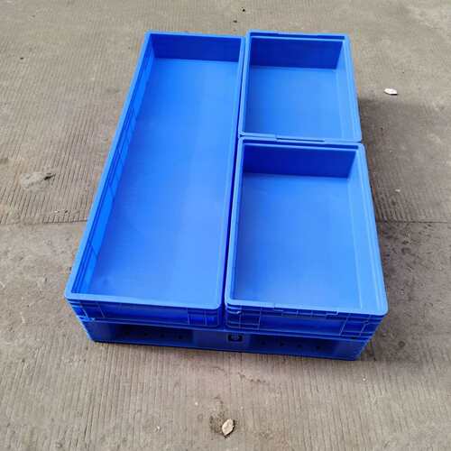 EU物流箱140*40*18加厚汽配五金工具塑胶箱 长方形大号塑料周转箱