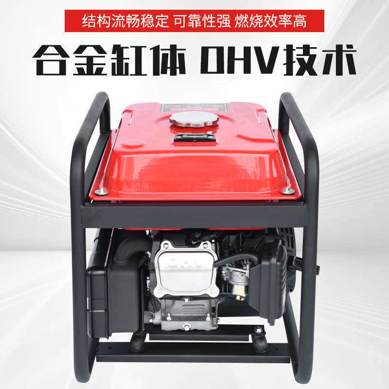 恒百力 户外便携式小型汽油发电机组3KW/5KW家用工业汽油发电机