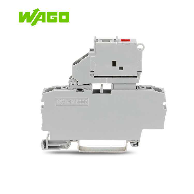 德国WAGO万可接2.5mm2导线功能弹簧接线端子2002-1811/1000-836