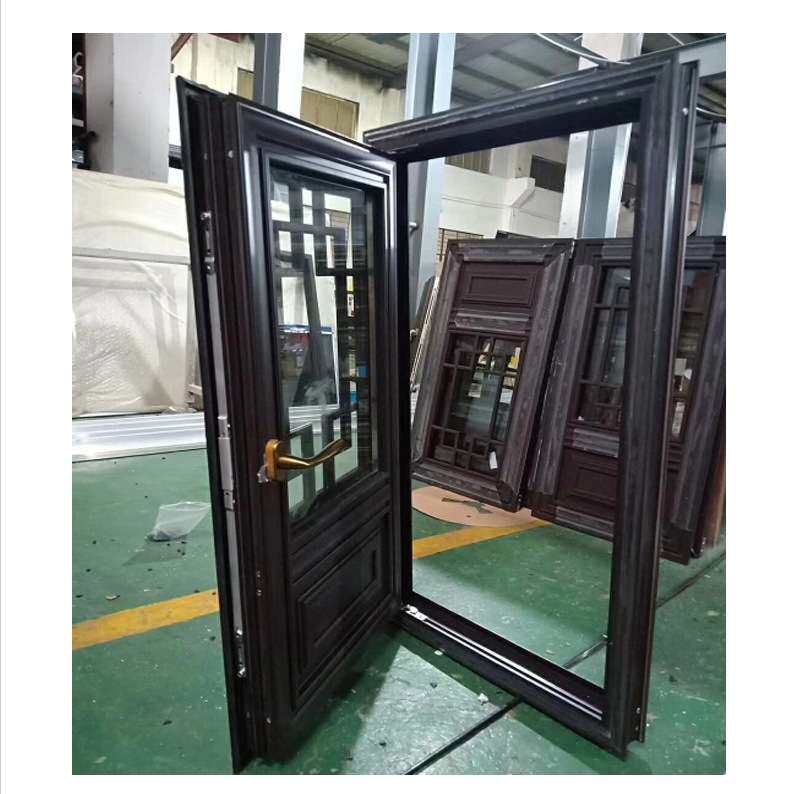园林别墅门窗 新款中式仿古铝合金门窗 复古门窗 门窗厂