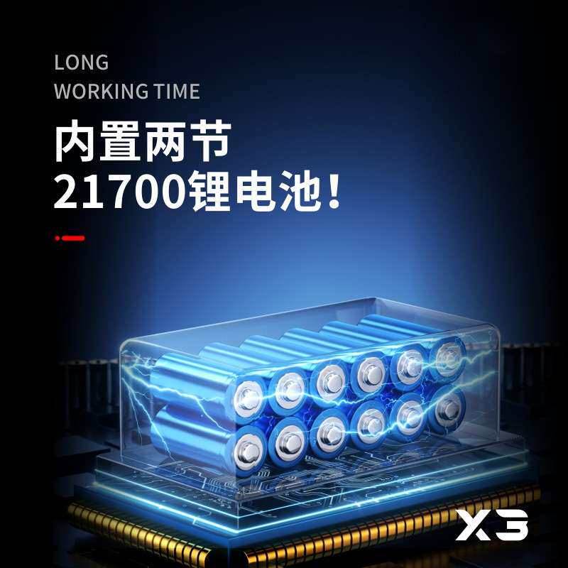 暴力涡轮风扇迷你露营户外手持风扇13万高速吸尘可调节长续航风扇