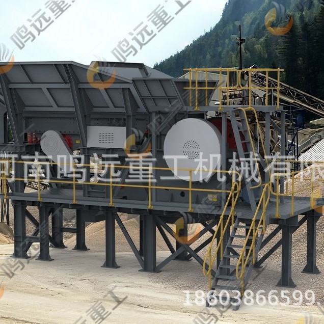 免基础石灰石破碎机 河卵石花岗岩玄武岩大理石破碎机 无需地基