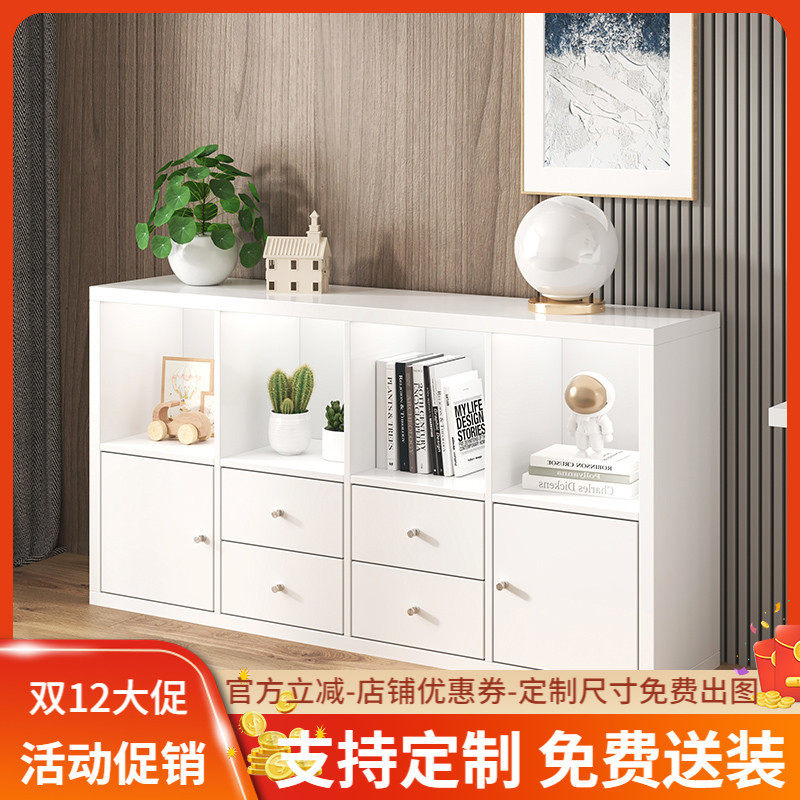 儿童房书柜单元格书架幼儿园柜储物柜玩具收纳柜方格子柜自由组合