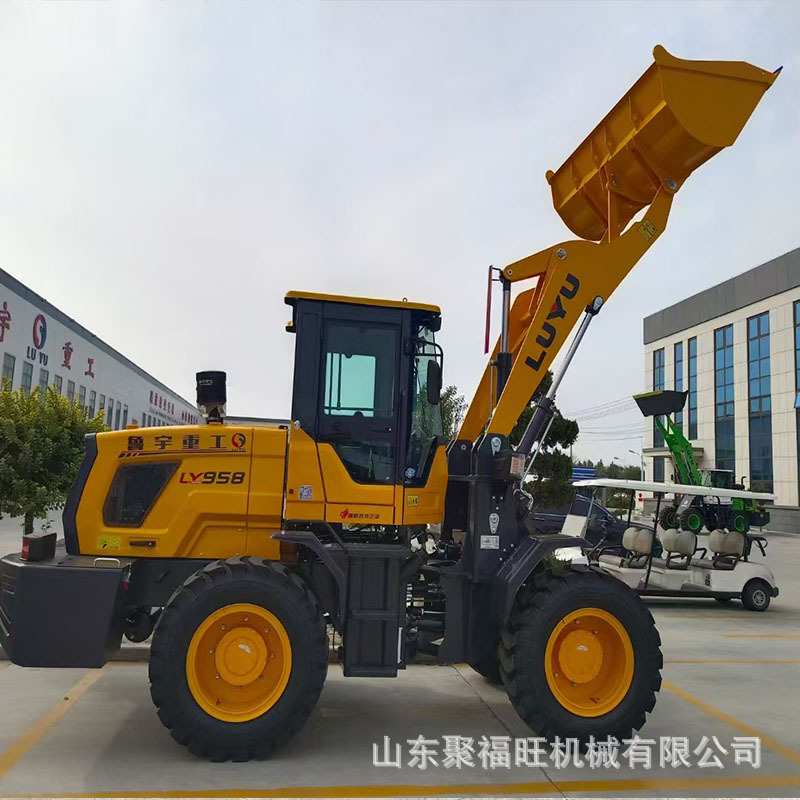 建筑工地上料装载机 养殖场装卸煤炭铲车 农场粮食沙石土料抓草机