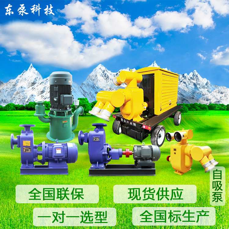 直销 直连或分体式 清水自吸泵 防洪泵组 不锈钢自吸泵