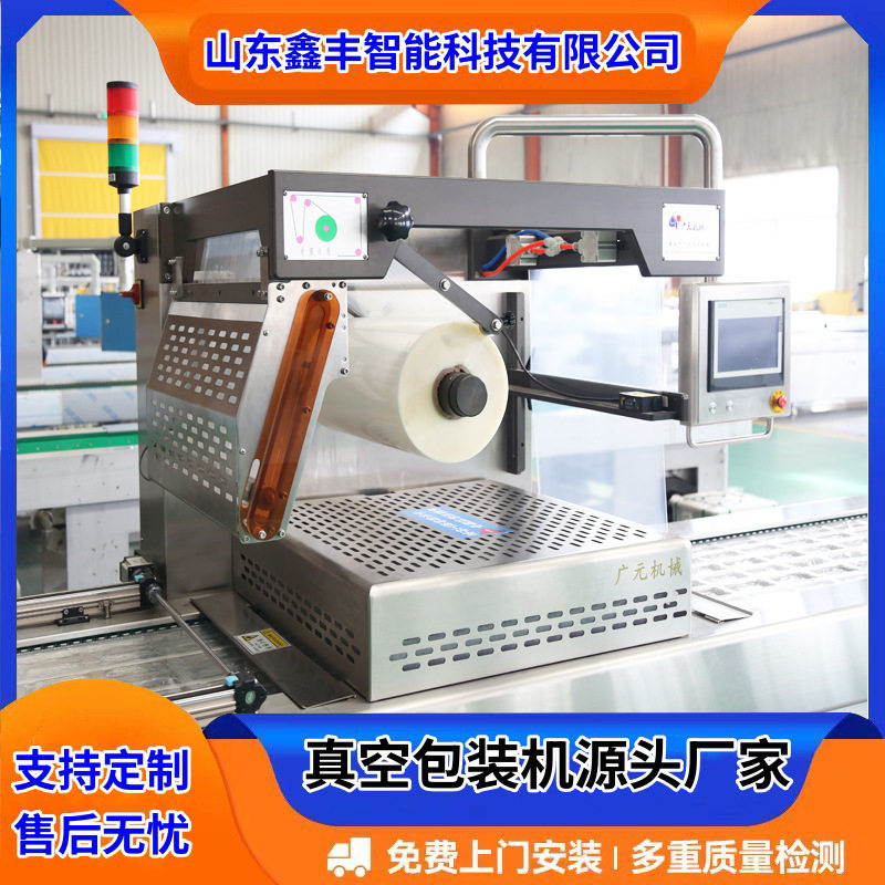 烟熏豆腐干拉伸膜真空包装机 豆干手撕素牛排商用包装设备 真空机