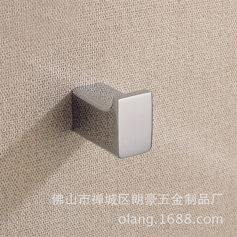 五金挂件全铜铬色挂衣钩全铜单衣钩 实心镀铬铜衣钩B37345D衣钩