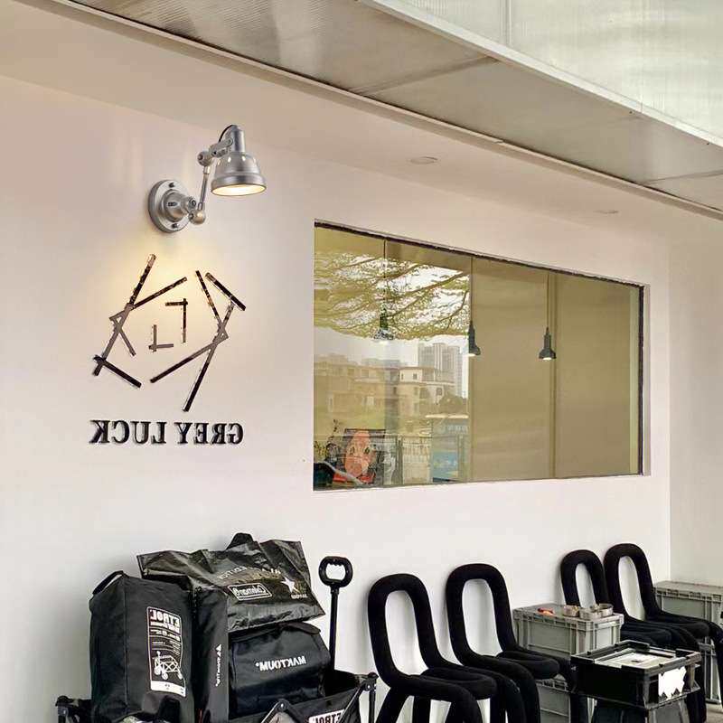 墙灯设计感工业风壁灯LOFT床头咖啡馆美式复古创意中古卧室镜前灯