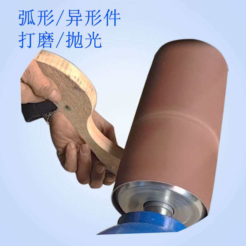 小型木工机械设备气鼓抛光机简易电机布轮可调速角铁脚架打磨机