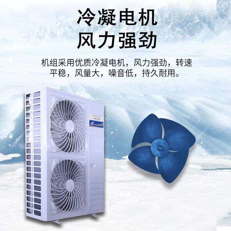 冷库制冷机组一体机2P3P4hp5HP6P匹谷轮艾默生压缩机冷冻机制冷机