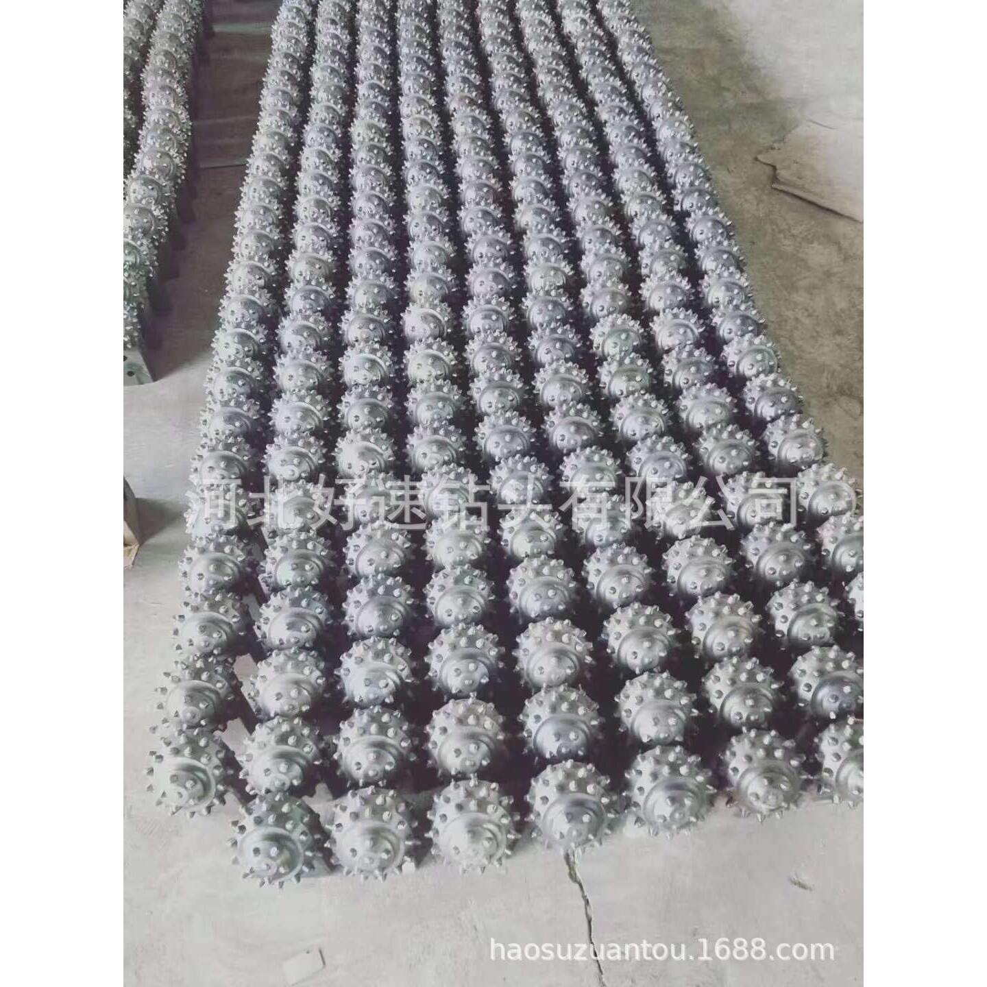 旋挖钻机用大直板牙轮掌片52颗合金齿钻头 基础桩基用牙轮钻头