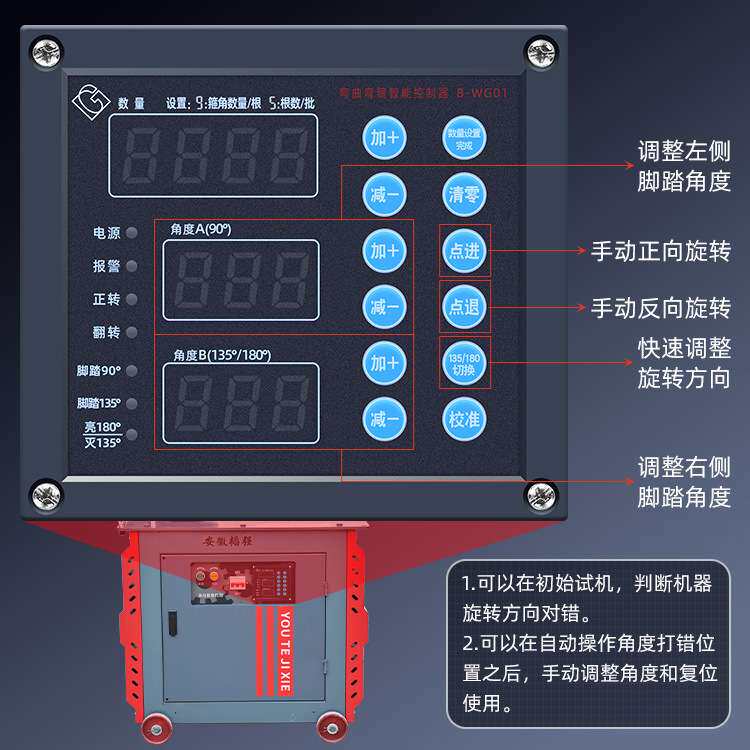 钢筋弯箍机钢筋打套机数控全自动箍筋机折弯机凯瑞恩弯箍建筑机械