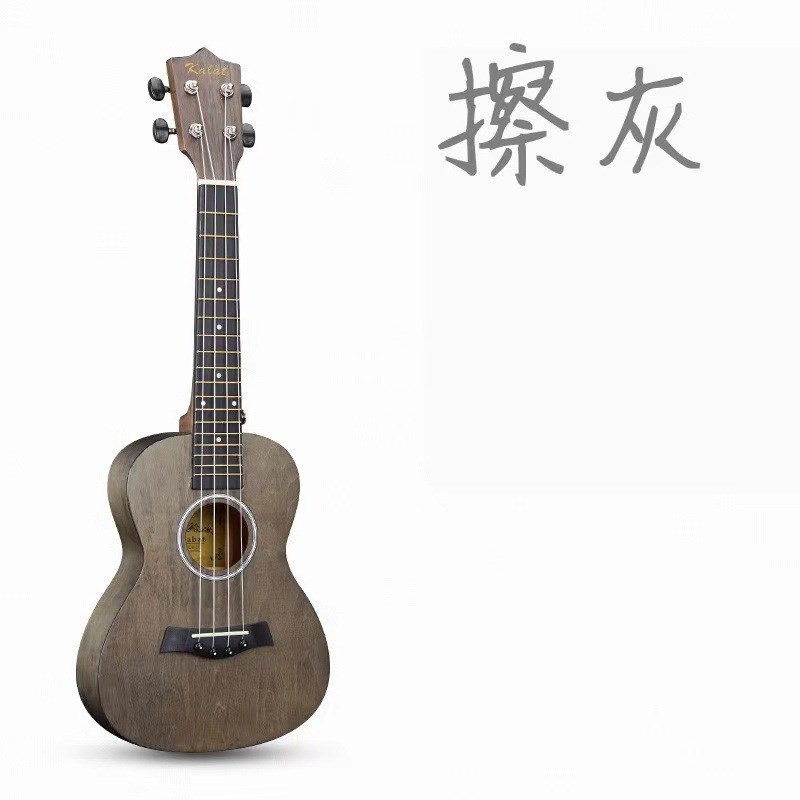 23寸尤克UeKULELE乌克丽丽四弦小吉他全桃花芯木镶边 高端乐器现
