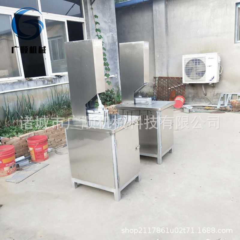 牛蹄牛驴马蹄压壳脱壳机操作简单