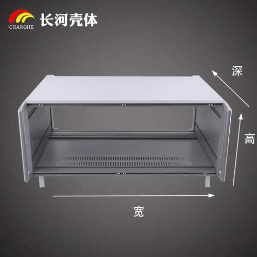 源头全铝合金机箱仪器仪表机箱实验测试箱铝机箱01A4U63孔散热盒