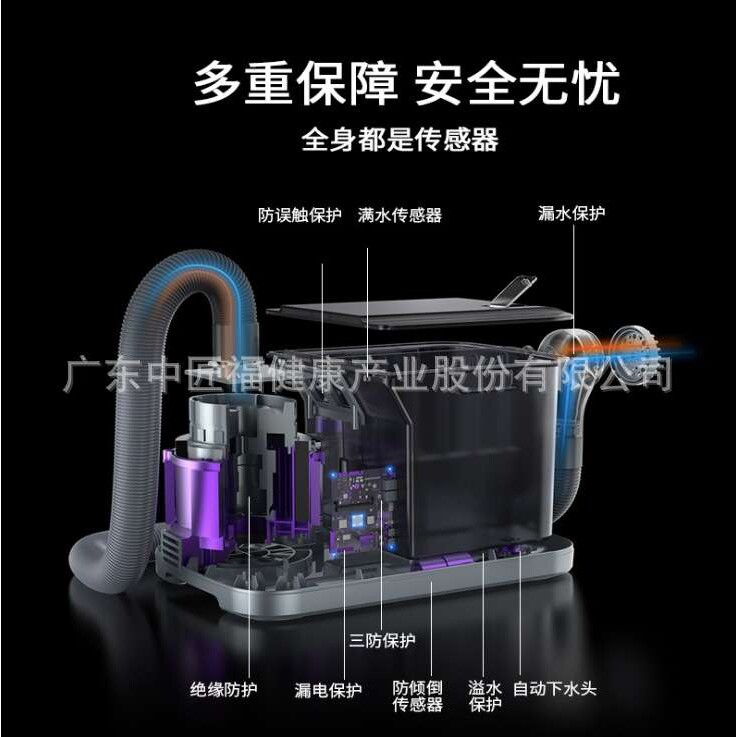 电动洗头机洗头器养老院老人护理卧床洗澡头部按摩床上洗头