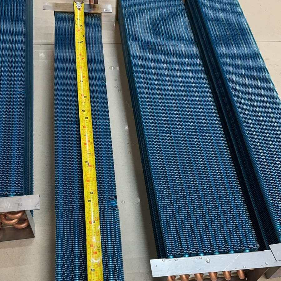 雪柜冷柜蒸发器Φ9铝片蒸发器商超冷冻冷藏玻璃展示柜翅片蒸发器