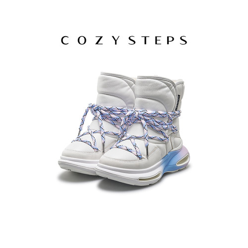 【反季清仓】COZY STEPS可至冬季舒适雪地靴增高厚底保暖靴8123