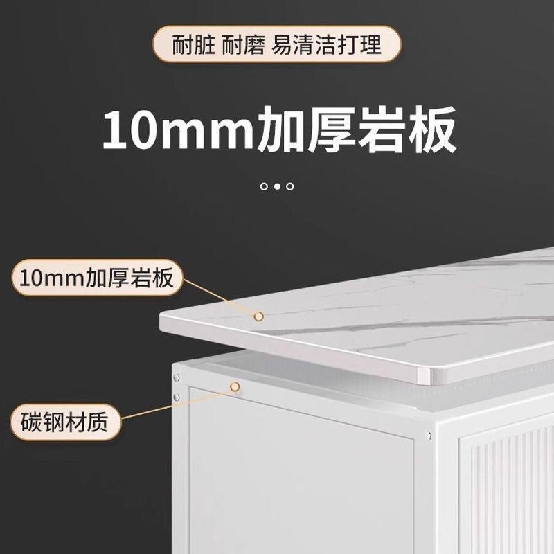 家用切菜操作台厨房置物架多功能防尘防潮落地收纳柜省空间