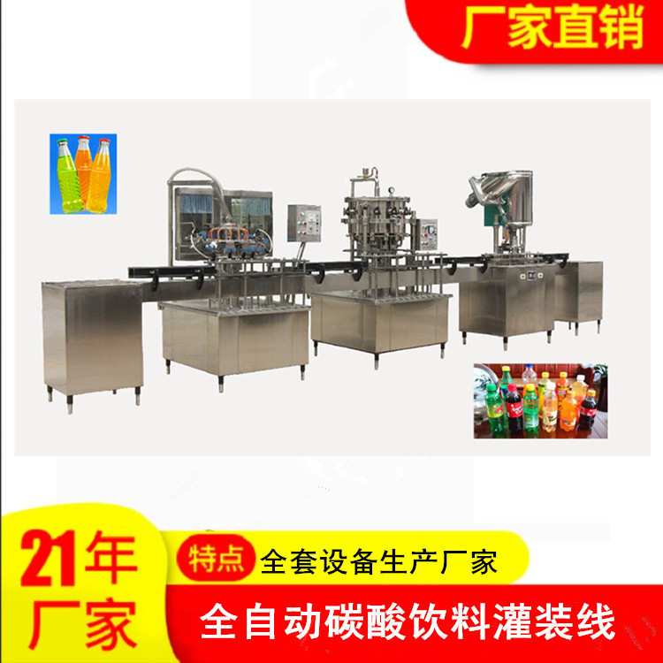 果汁汽水碳酸饮料生产设备全套功能饮料加气小型设备
