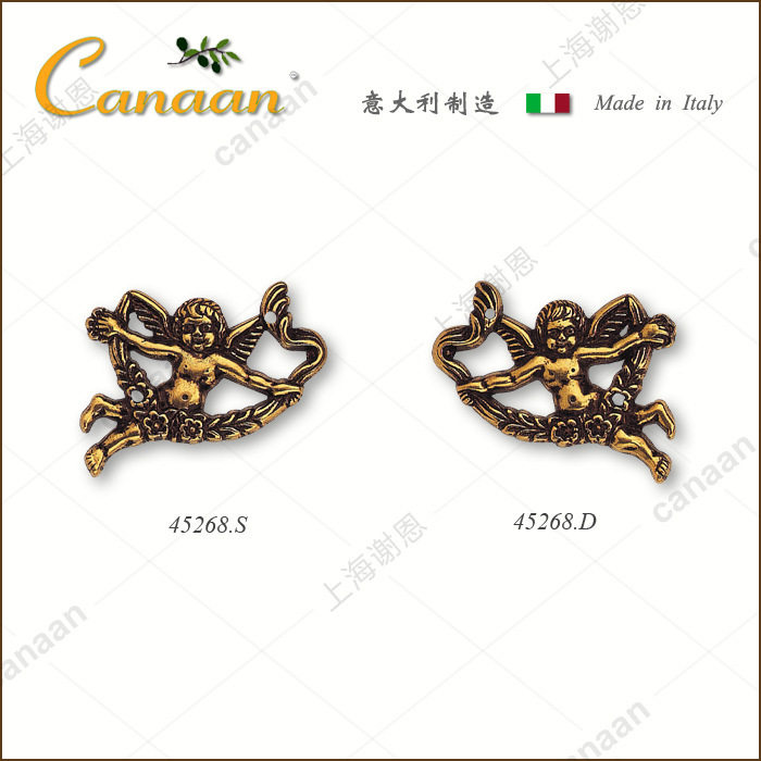 Canaan迦南原装意大利进口 欧式古典家具铜装饰件45268型号