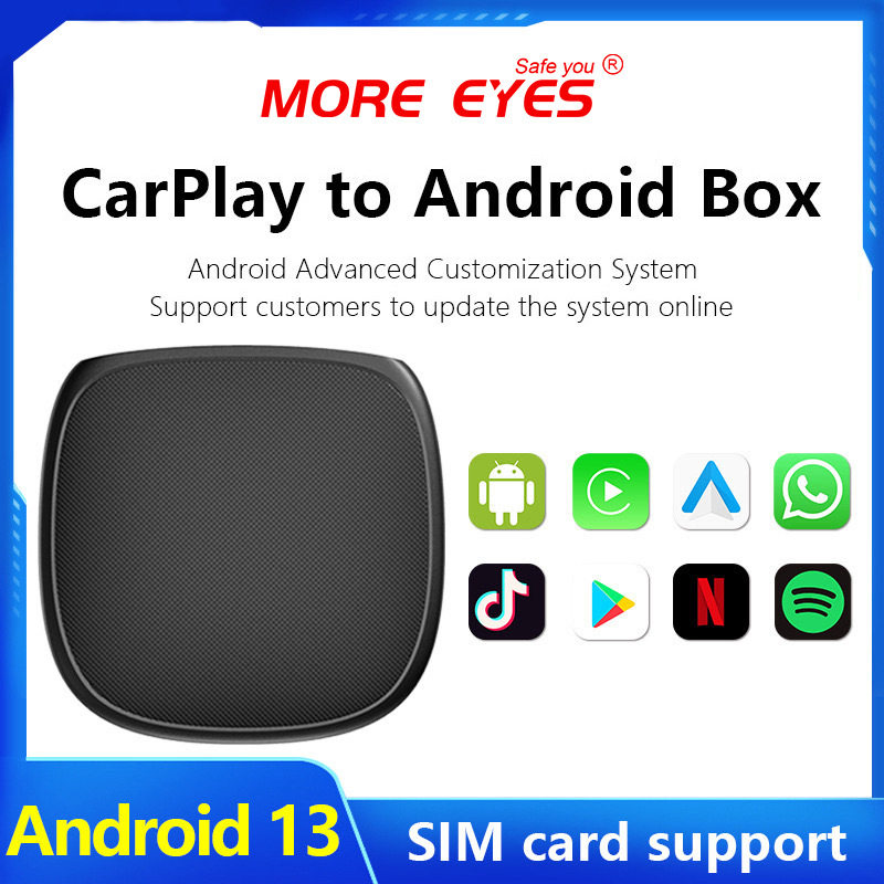 原车屏carplay有线转无线安卓13系统智能车盒子androidaut车载盒