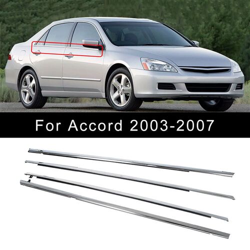 适用于丰田7代雅阁2003-2007车门窗外挡水切水密封防水胶条外压条