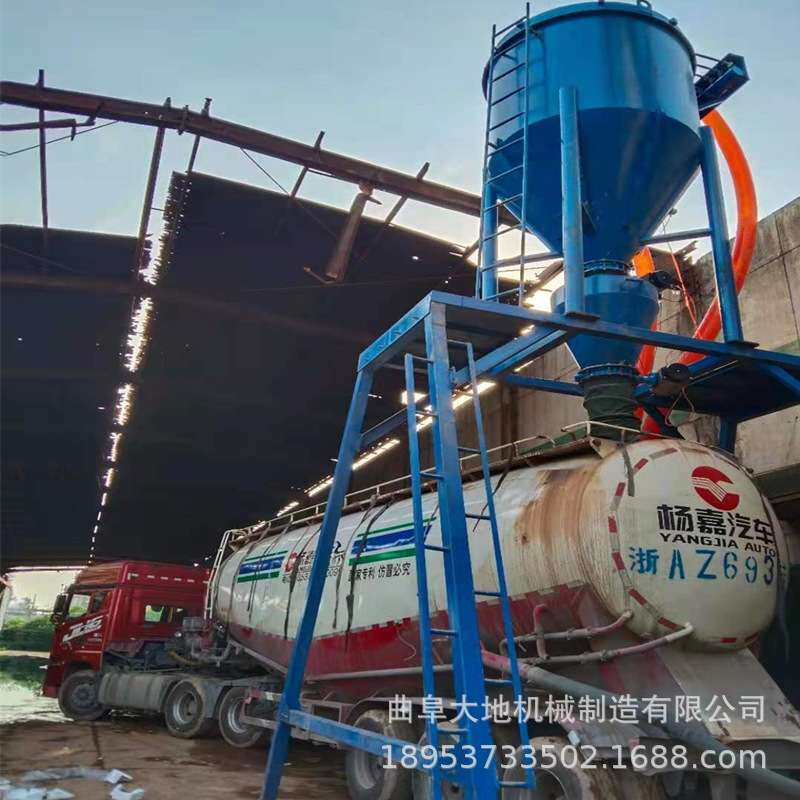 电厂煤灰清库装罐机 水泥粉装罐气力吸灰机 负压气力输送机