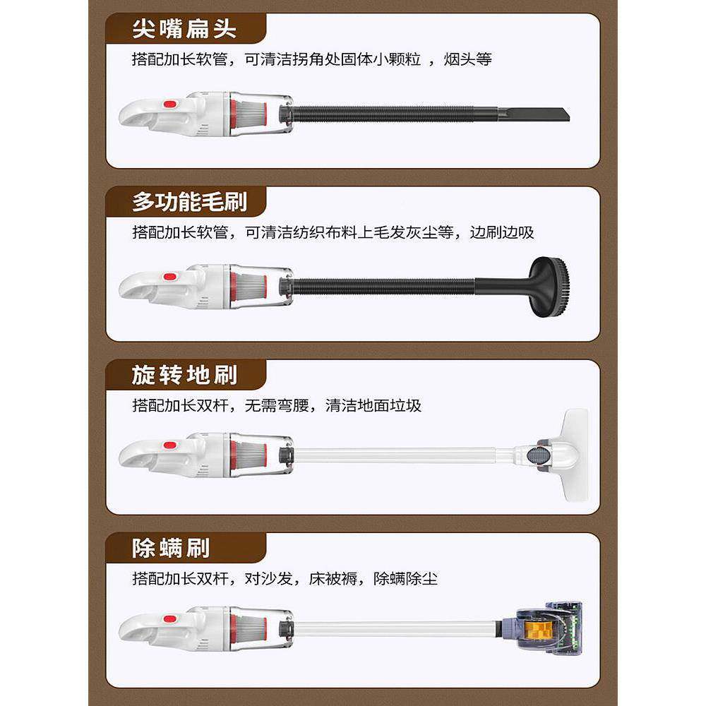 无吸尘器家用静音大超吸力小型持PAA迷你宿手舍床线上沙发除螨车